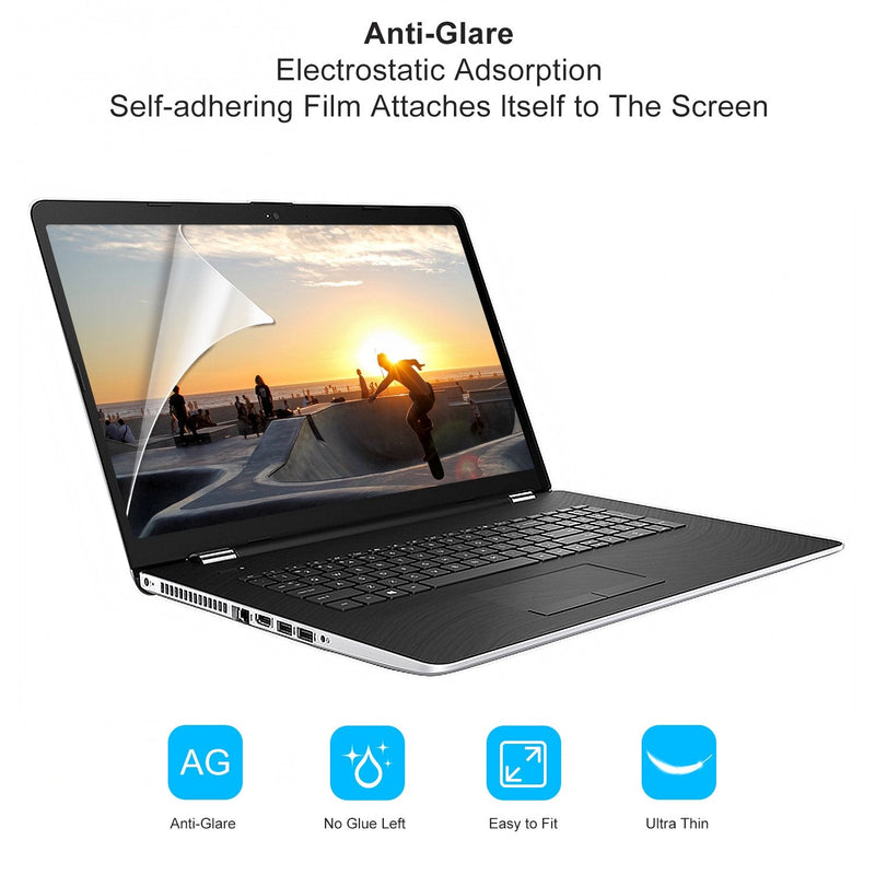 [2 PACK] FORITO 17.3" Anti Glare Screen Protector Compatible with All Brands of 17.3" with 16:9 Aspect Ratio Display Laptop(Size: 15" Width x 8.5" Height)