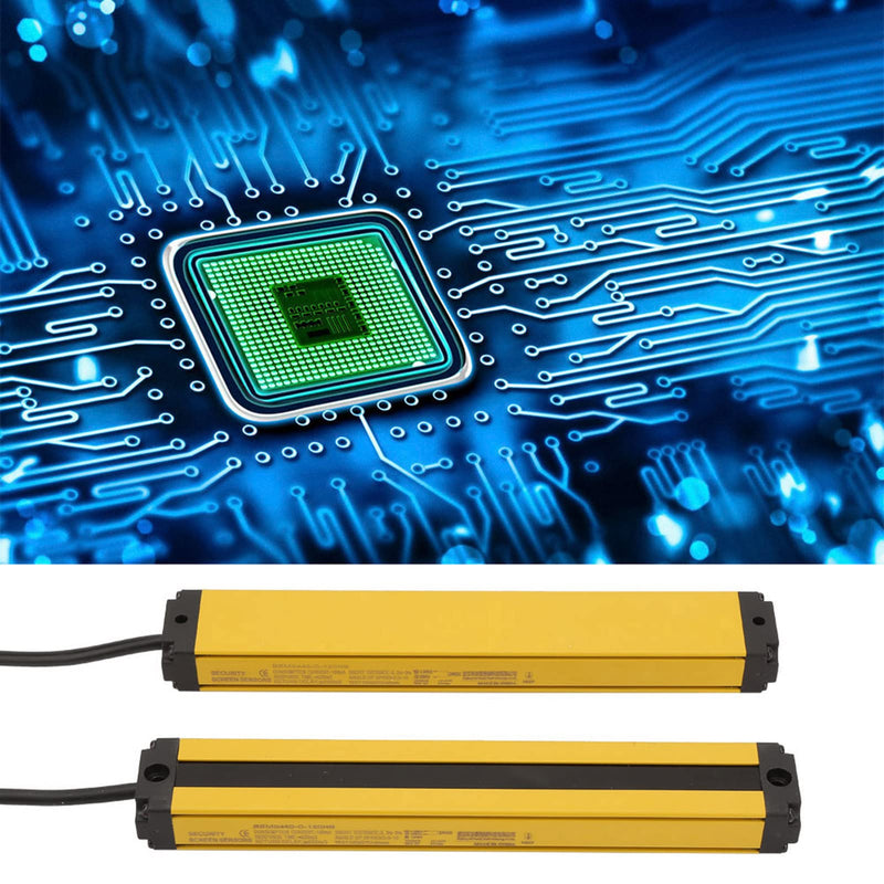 Safety Light Curtain Sensors 4 Beams DC10-30V BEM0440-C-120NB Light Curtain Sensor Switch A Series Safety Light Grid Optical Grid Sensor Safety Light Sensor Light Grid Light Barrier 4 Beams（BEM0440-C-120NB）
