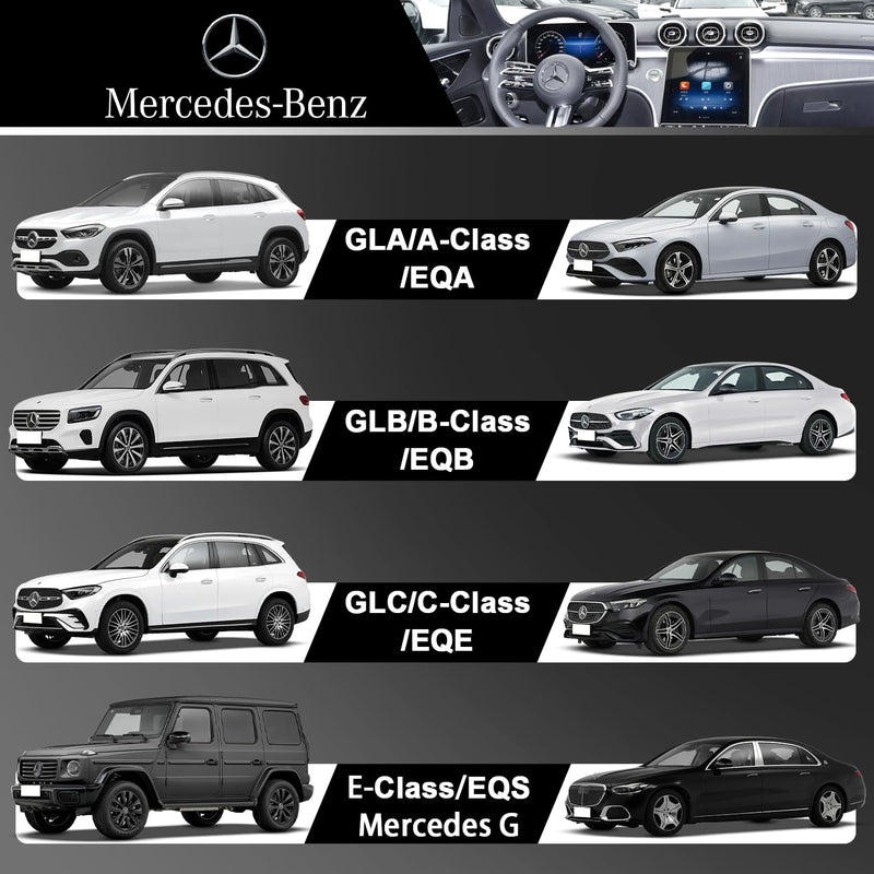 MagSafe Car Mount for Mercedes-Benz, Round Air Vent Holder with Strong Magnet, Compatible with Mercedes Benz GLC, C-Class, E-Class, A/B-Class, GLC/GLB/GLA/Sprinter, Mercedes Benz Accessories Magsafe