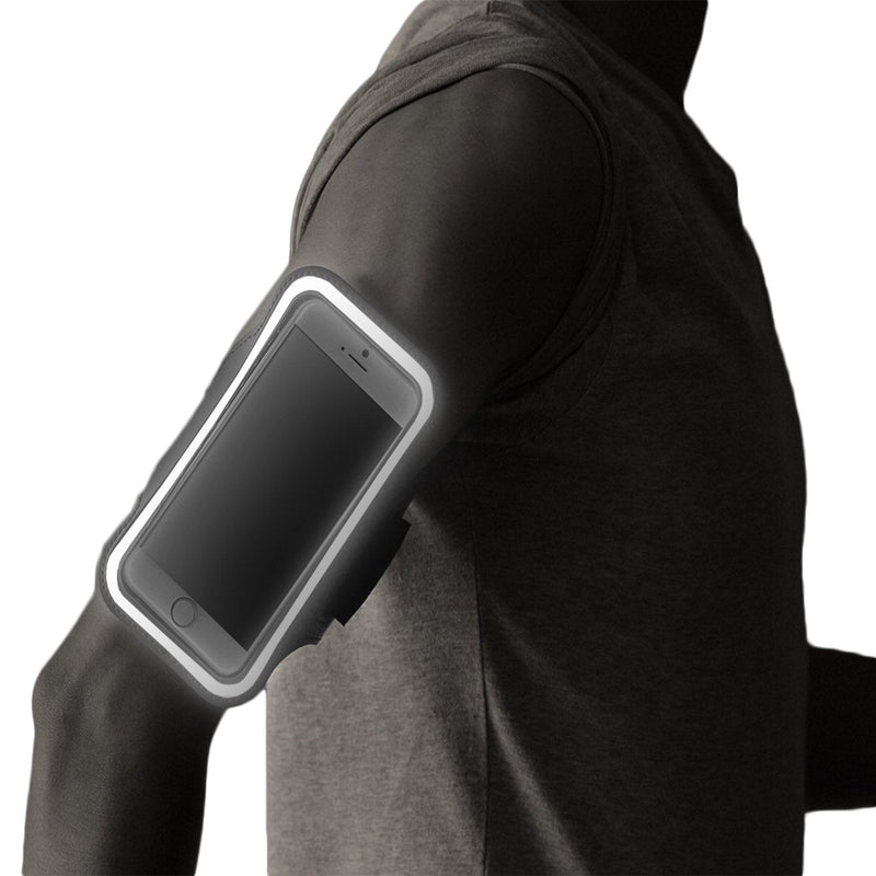 RevereSport Waterproof iPhone Pro Max 15/14/13/12/Plus Running Armband with Extra Pockets for Keys, Cash and Credit Cards. Phone Arm Holder for Sports, Gym Workouts and Exercise 6.7" Screen