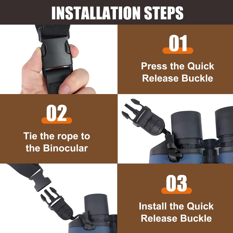 HUNTPAL Binocular Harness Strap for Hunting and Birding Wacthing, X-shaped Decompression Cross Body, Fit for Rangefinder Orange
