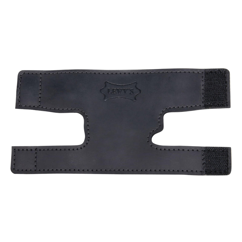 Levy's Leathers Genuine Leather Valve Guard for Trumpet; Black (LVG1-BLK)