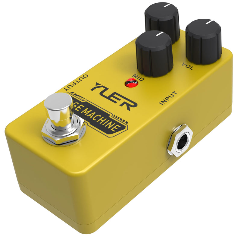 Rage Machine, Guitar Effects Pedal, Mini Single Type, True Bypass, DC 9V, for Electric Guitar and Bass