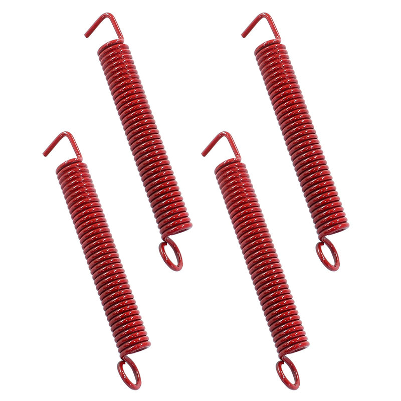 Litoexpe 4 Pack Noiseless Tremolo Springs, Electric Guitar Tremolo Bridge Springs Instruments Accessories Replacement Part (Red) Red