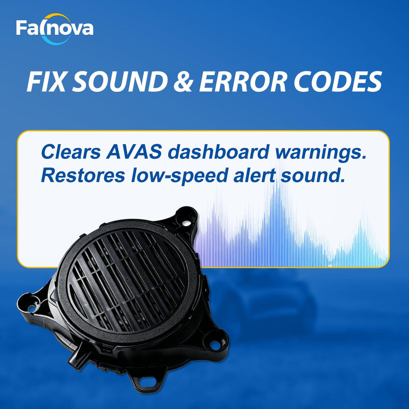 Pedestrian Warning Speaker Replace 1299965-00-AVAS Alarm Horn Siren | Compatible with Tesla Model 3 2017-2023 & Model Y 2019-2024 Waterproof Direct Replacement