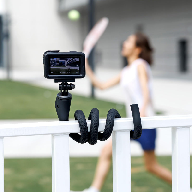 [AUSTRALIA] - 29.5'' Magnetic Flexible Gooseneck Phone Mount Holder for iPhone 17 16 15 Pro Max & Action Camera,Long Arm Bendable Selfie Stick Cell Phone Stand with 1/4"20 for Stroller Treadmill Gym Shopping Cart Wrap Around Holder 