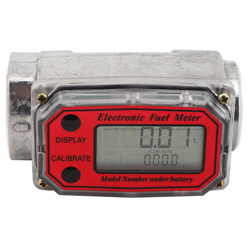 [AUSTRALIA] - Fuel Flow Meter, Mini Digital Turbine Flowmeter, Diesel Fuel Flow Meter, 10-200 L, 1 Inch NPT Flowmeter 