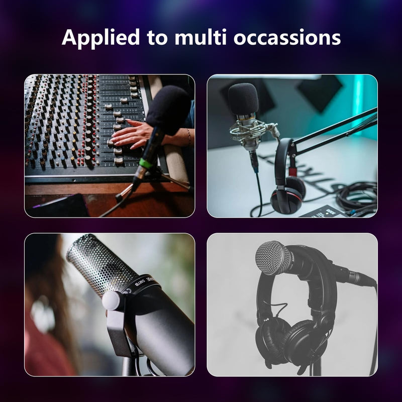 6 Pack XLR Male to Female Cable, Professional Balanced Microphone Lead, Extension Mic Cord 3 FT/3 Colors
