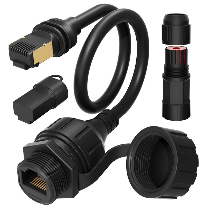 EAZUSE Starlink Ethernet Adapter Gen 3/Mini, Starlink Mini Cable Extension to RJ45 Coupler + Starlink Gen 3 Standard Protective Case Cover