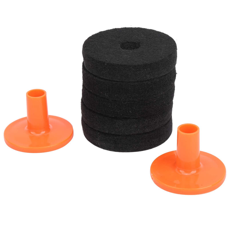 Cymbal Felt Pad, Long Service Life Drum Felt Pad Kit, for Drum Professionals 50mm (WC75)