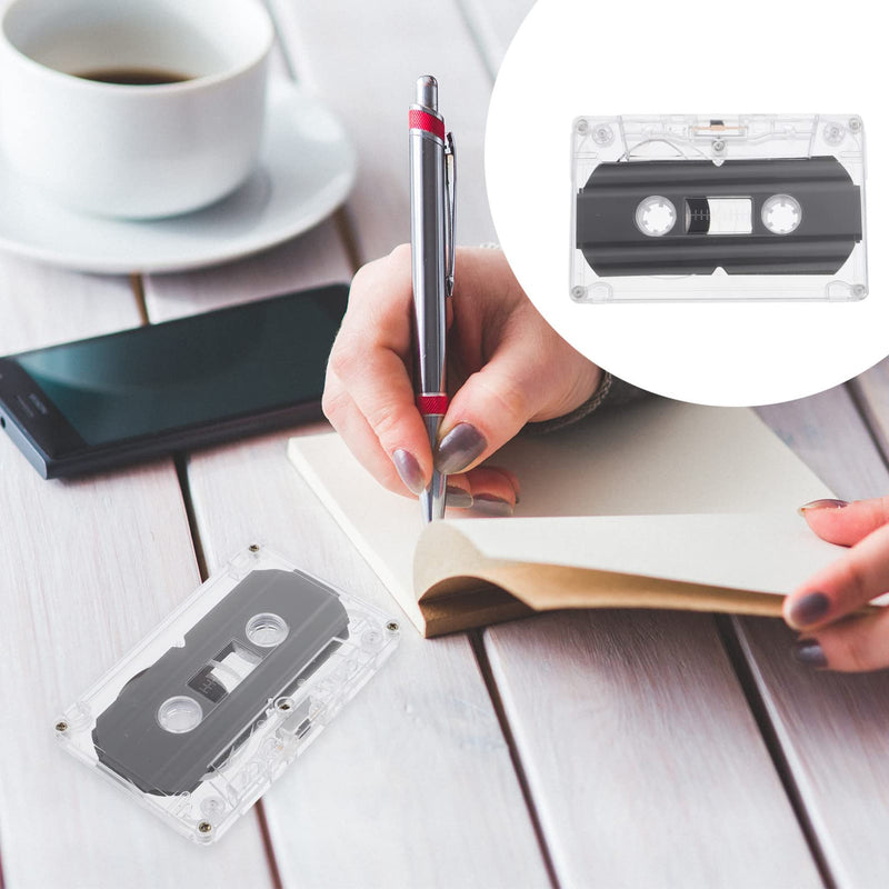 ARTIBETTER 2pcs Audio Cassette Tapes Dictating Blank Microcassette Tapes 30 Min Recording Time Per Tape Replacement Cassette Tapes