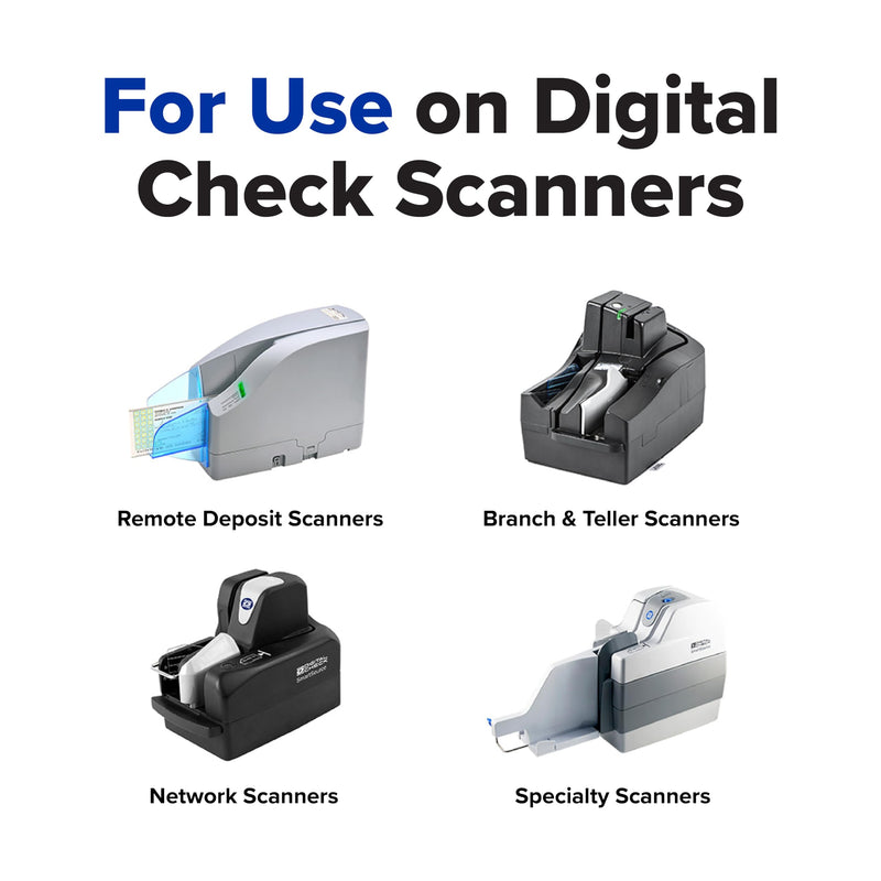 [AUSTRALIA] - KICTeam - Waffletechnology® Cleaning Cards for Digital Check Scanners (15 Cards) - Digital Check Tested & Approved - Presaturated with WonderSolvent 15 