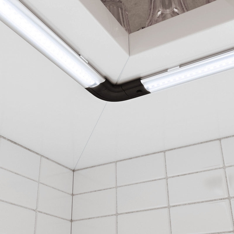 Parlat LED Under-Unit Light, Siris, with Switch, Flat, 500 mm, 24 V DC, 400 lm, 6 W - Choice of Set Set of 2 Light Colour: White