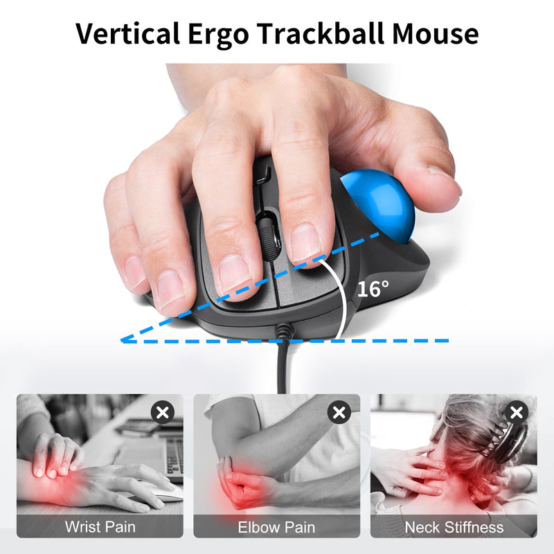 SANWA TB128BL Wired Trackball Mouse + GSKB066W Bluetooth Keyboard with Touchpad Set, Silent Click Roller Ball Mice, Multi Device Trackpad Keyboard, Compatible with Mac, Laptop, PC, Windows, macOS