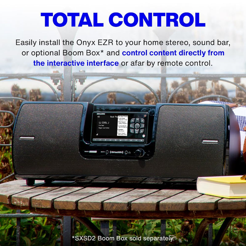 SiriusXM Onyx EZR Satellite Radio with Home Kit (SXEZR1H1) Satellite Radio + Home Kit