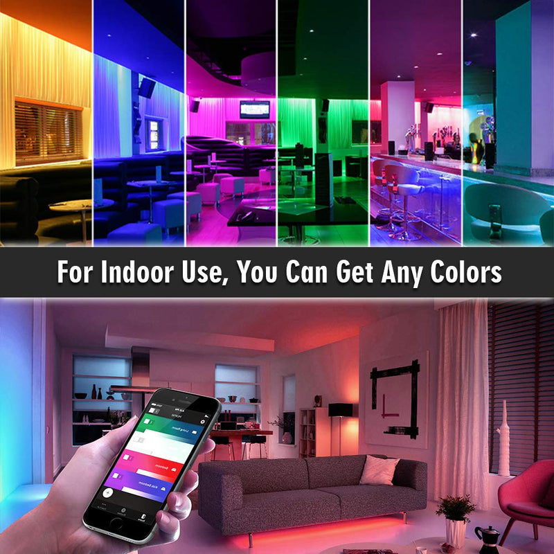 [AUSTRALIA] - DC12V RGB CCT Color Changing LED Strip Light, 5050 RGB 2835 Warm White Daylight White Double Row Super Bright RGBWW Non-Waterproof Flexible LED Tape Light(DC12V 5meter/16.4ft) DC12 V 5 m/16.4 ft 