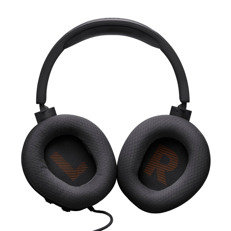 JBL Quantum 100M2 Wired Gaming Headset, Detachable Mic - Black | Memory Foam Ear Cushions And 3.5 Mm Jack Work With PC, PlayStation, Xbox, Nintendo Switch For Immersive PC Gaming Sessions