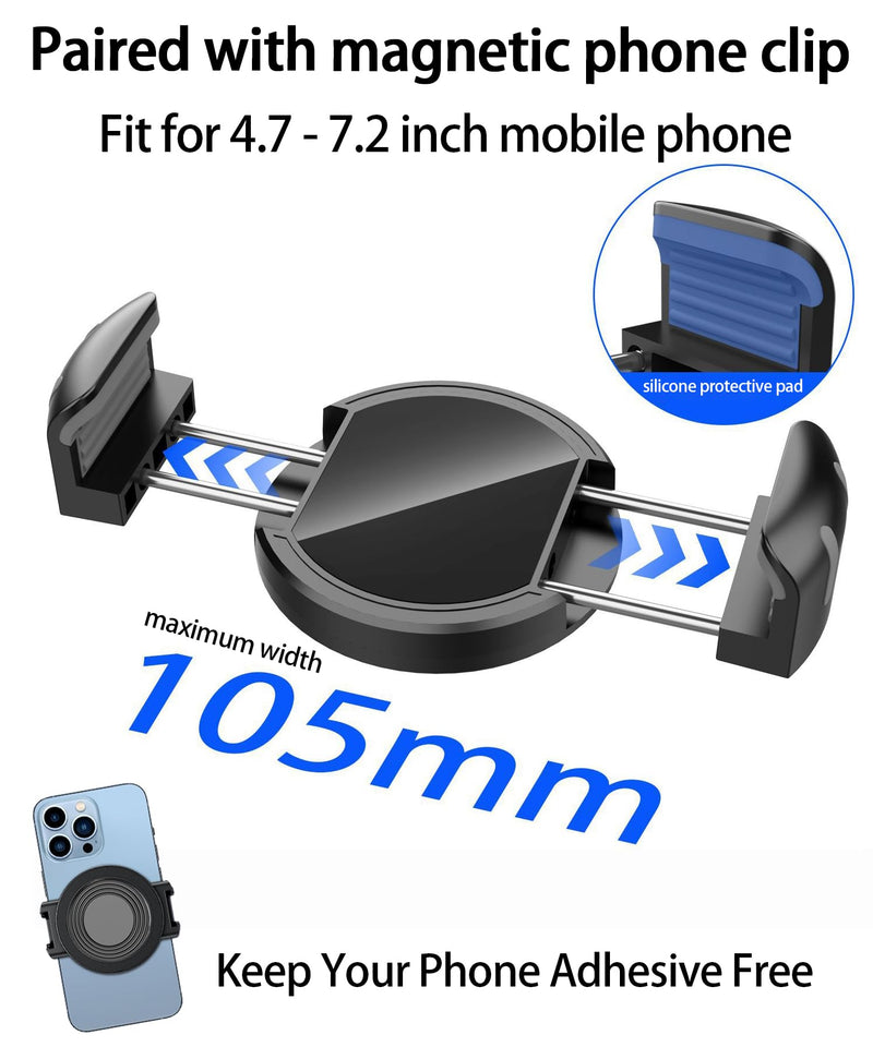 Car Phone Mount for Toyota RAV4 2022 9 inch | 2022 Toyota RAV4 MagSafe Strong Magnets Cell Phone Holder, with Portable Phone Gripper,One-Hand Operation 360° Rotation for 2022 Toyota RAV4(9 Inch)