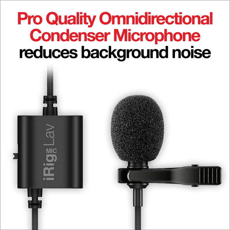 [AUSTRALIA] - IK Multimedia iRig Mic Lav Compact Lavalier for Smartphones and Tablets (Two-Pack) Two-pack 