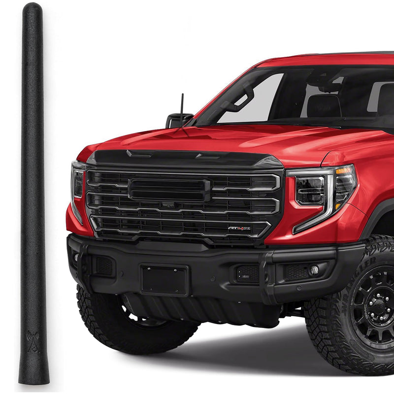 [AUSTRALIA] - AntennaMastsRus Short Rubber Antenna for GMC Sierra 1500 (2006-2026) - German Engineered with Internal Copper Coil for Enhanced Signal Reception - Car Wash Proof & Easy Install - 6 3/4 Inch 