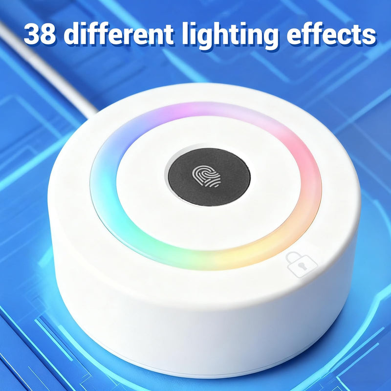 [AUSTRALIA] - USB Fingerprint Reader, Portable USB Mini Fingerprint Scanner, 360 Degree Touch Speedy Matching, Support for windows10 11 PC Laptop Non Password Login 