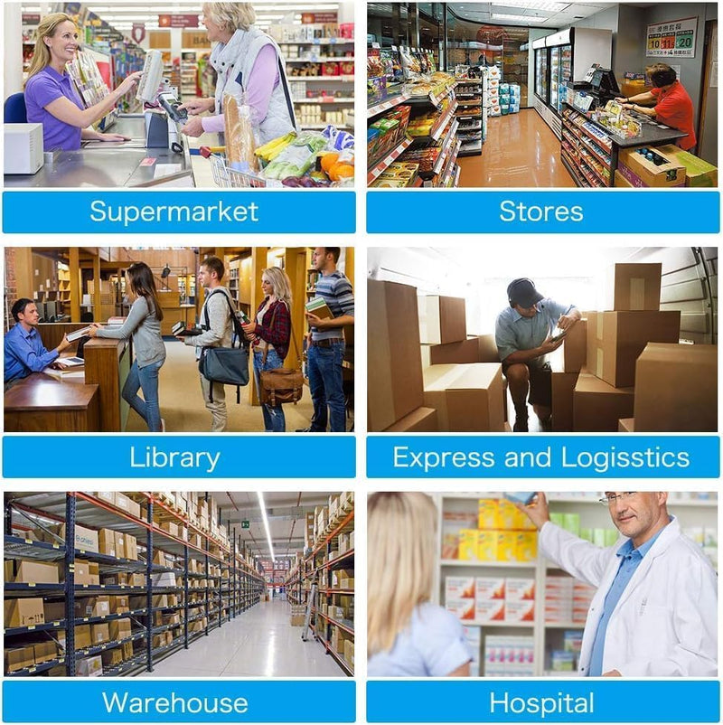 [AUSTRALIA] - NETUM Bluetooth Barcode Scanner, Compatible with 2.4G Wireless & Bluetooth Function & Wired Connection, Connect Smart Phone, Tablet, PC, CCD Bar Code Reader Work with Windows, Mac,Android (NT-1228BC) NT-1228BC 