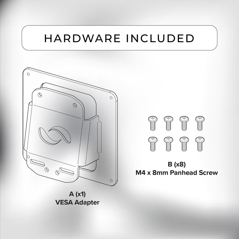 HumanCentric VESA Mount Adapter for Samsung Odyssey OLED G9 Monitors | Fits G95SC, G91SD, G93SD, Odyssey G9 49-inch, Mount on VESA Monitor Arm, 100x100mm VESA Pattern