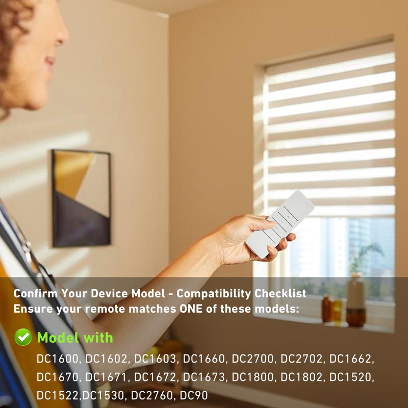 DC2700 1 Channel Wireless RF Transmitter Emitter Remote Controller for Curtain Motor DT52E/KT82TN/DT360