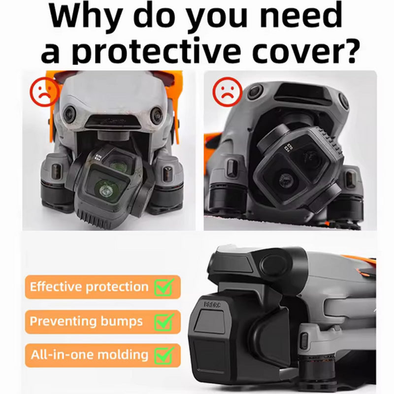 [AUSTRALIA] - Lens Cover Gimbal Protector for DJI Air 3S Drone, Air 3S Lens Protector Lens Cap Dust Cover Accessories 