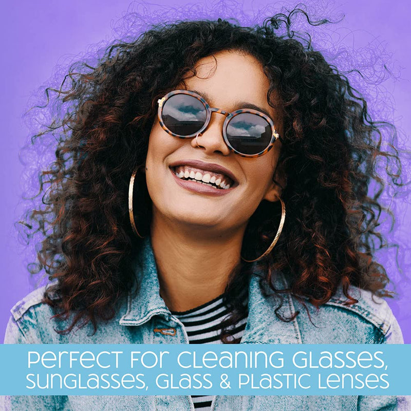 Nice 'n Clean SmudgeGuard Lens Cleaning Wipes (100 Total Wipes) | Pre-Moistened Individually Wrapped Wipes | Non-Scratching & Non-Streaking | Safe for Eyeglasses, Goggles, & Camera Lens 100 Count (Pack of 1)