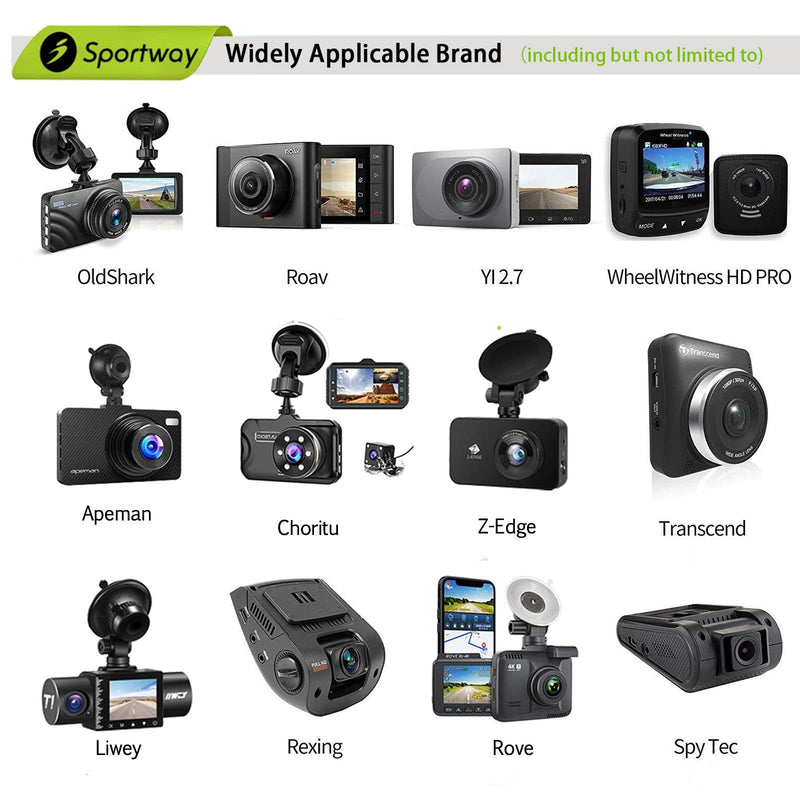 [AUSTRALIA] - S80 Dash Cam mount, Dash Cam Mirror Mount Holder with 16pcs Joints for Rove APEMAN CHORTAU Roav Nexar iiwey YI Z-Edge Old Shark KDLINKS Crosstour VANTRUE GoPro... 99% Car Dash Cameras DVR GPS 