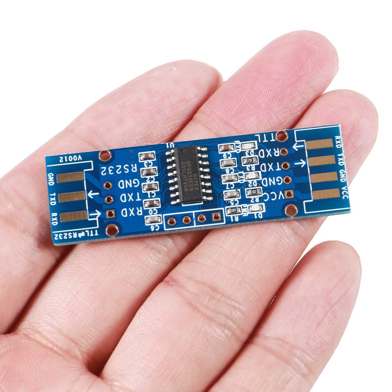 3pcs TTL to RS232 Module TTL RS232 Mutual Conversion Module Serial Level Conversion to SP232 for MCU, ARM, FPGA, for Arduino TTL Serial Port communicates with RS232 Level Device