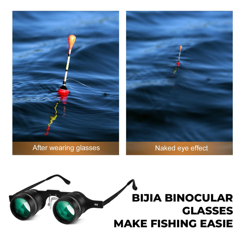 [AUSTRALIA] - BIJIA 3X Opera Binocular Glasses,Hands-Free Lazy Glasses Binoculars Lightweight for Fishing,Bird Watching,Tv,Sports,Concerts,Theater,and Sightseeing,for Adults Men Women(Upgraded HD Green Film) 