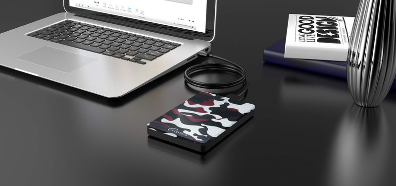 Sonnics 1TB Red Camo External Pocket Hard Drive USB 3.0 Compatible with Windows PC, Mac, Xbox ONE and PS4 Special Edition