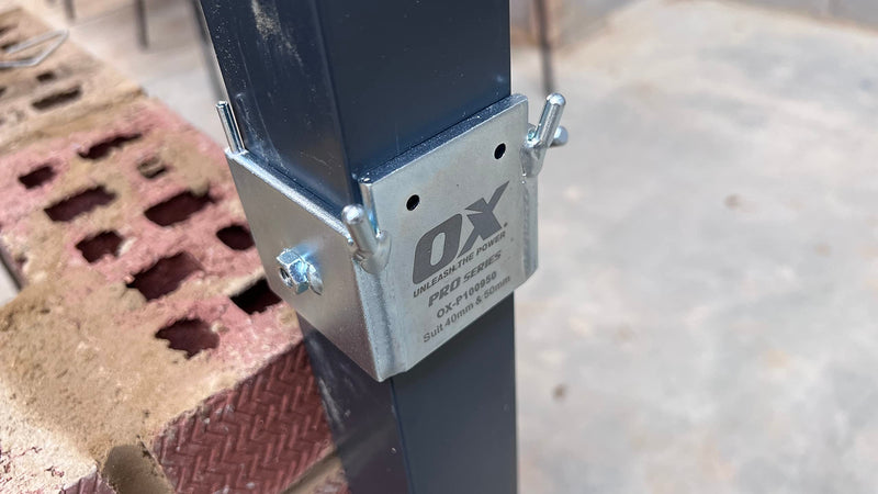 OX Pro Dori Block - Zinc Plated Solid Steel Dori Block - Brick Profile Tool