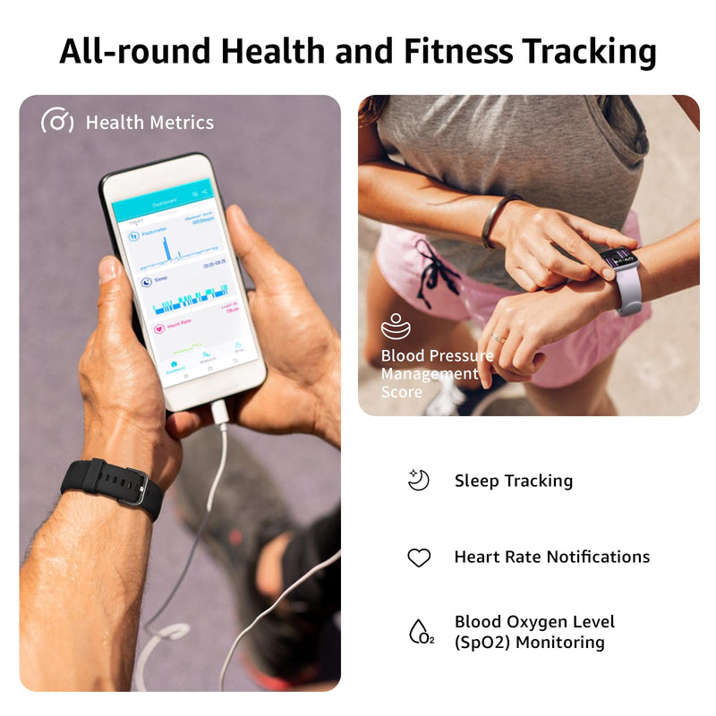 Smart Watch for Men Women Answer/Make Call, 1.85" Smartwatch, Fitness Watch with Heart Rate Blood Pressure Sleep Monitor, 140+Sports, IP68Waterproof Step Counter Compatible with Android IOS Purple