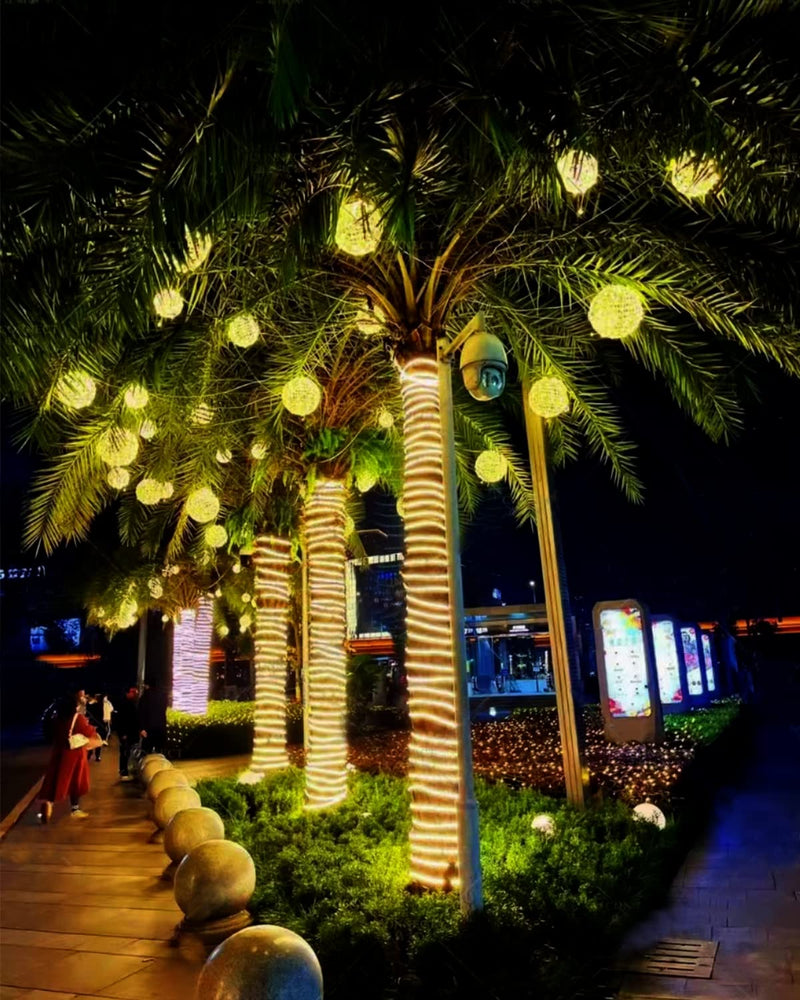 Warm White Neon LED Strip Light, DC 12V 600 SMD2835 LED Neon Rope Lights,Upgraded 16.4ft/5m Led Light Strips Flexible waterproof for Indoor/Outdoors Home Decoration/DIY Warm White