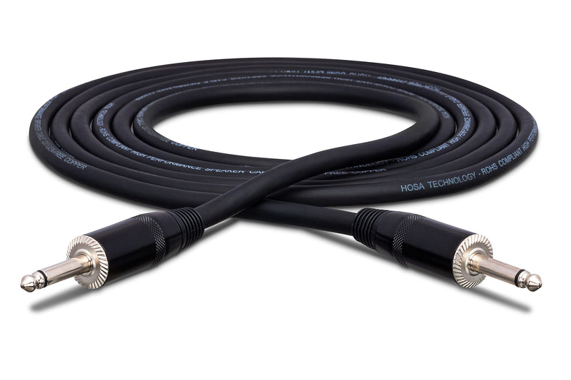 [AUSTRALIA] - Hosa SKJ-410 Pro Speaker Cable, REAN 1/4 Inch TS to Same, 10 Feet 10-Feet 