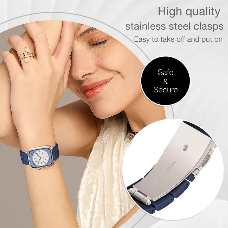 Light House Apple Watch Bands-Fashion Lightweight Resin iWatch Bands for Women Men 38mm/40mm/41mm/42mm(Series 11 10), 49mm/46mm/45mm/44mm/42mm(S 3 2 1), Compatible with Apple Watch Series 11 SE 10 9 8 7 6 5 4 3 Ultra 38mm/40mm/41mm/42mm(Series 11 10)