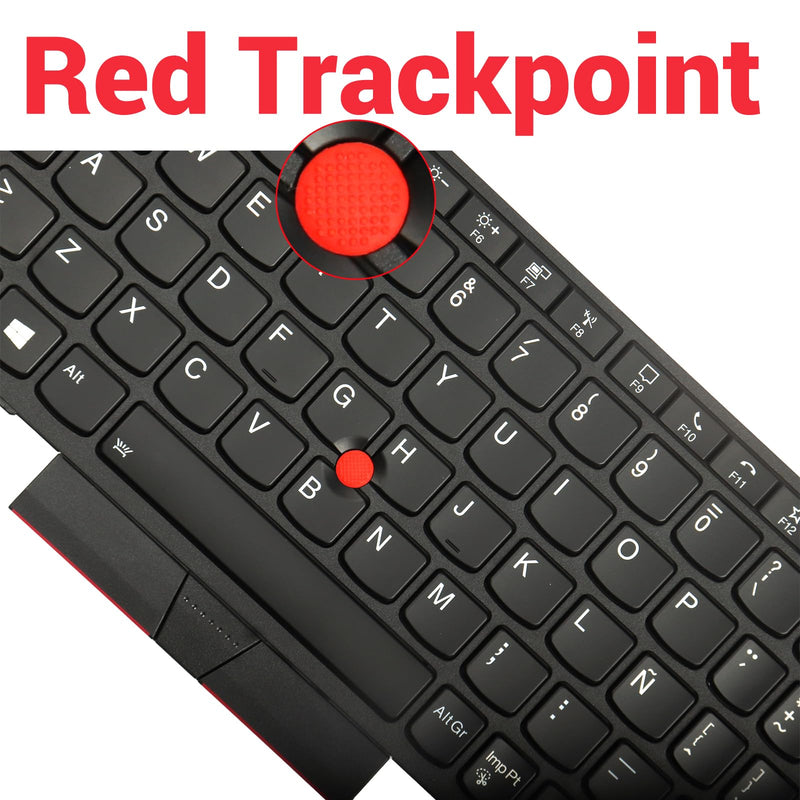 LeFix Latin Spanish Keyboard Backlit Replacement Keyboard Compatible with Lenovo Thinkpad X13 Gen 1，L13 Gen 2，L13 Yoga Gen 1 Laptop Notebook,Black Color