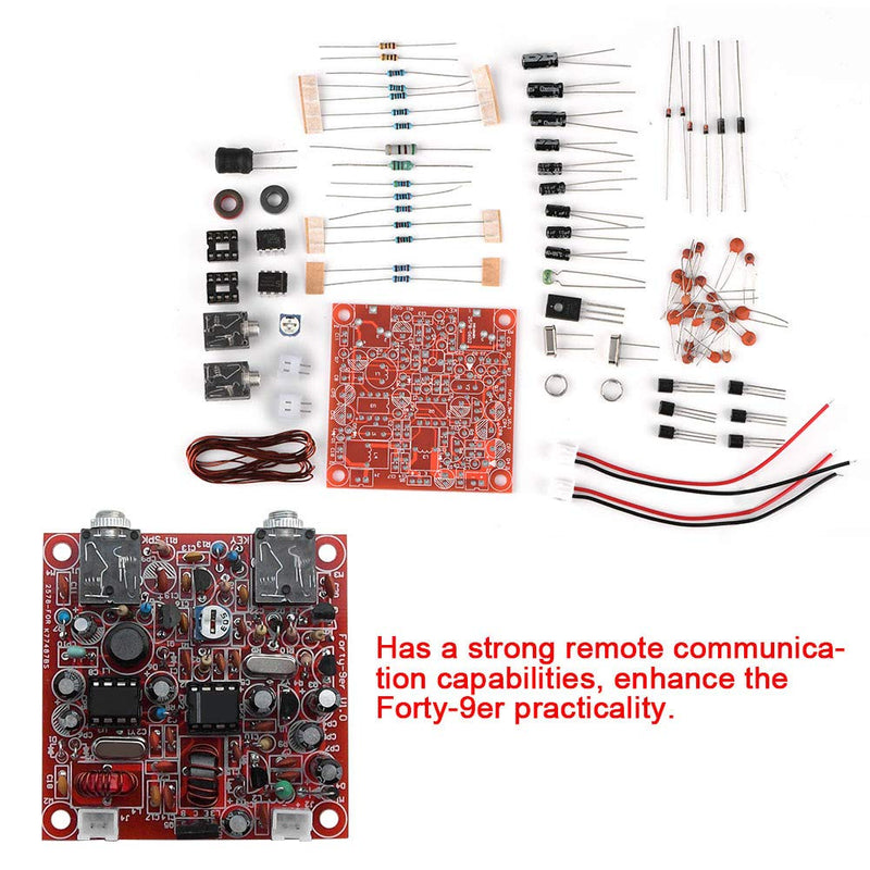 [AUSTRALIA] - ASHATA CW Transceiver Kit, CW QRP Ham Amateur Shortwave Radio Transceiver Including Unsoldered Circuit Board Scattered Components Kit Circuit Diagram 