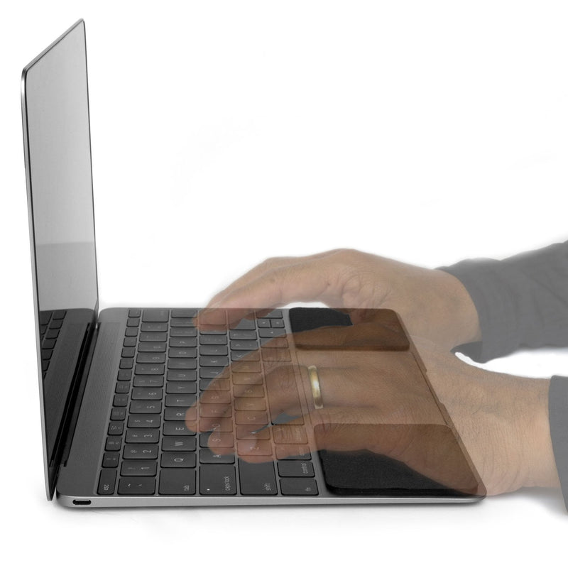 Grifiti Small Slim Palm Pads are Notebook Wrist Rests with Tacky Silicone to Reposition for MacBooks and Laptops with Sharp Edges and Hard Surfaces (2 Small 3 x 2.75 inches Each)