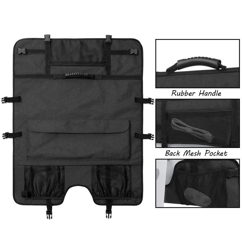 CURMIO Travel Carrying Bag Compatible with Apple 27" iMac Desktop Computer, Protective Storage Case Monitor Dust Cover Compatible with 27" iMac Screen and Accessories, Black, Patent Design