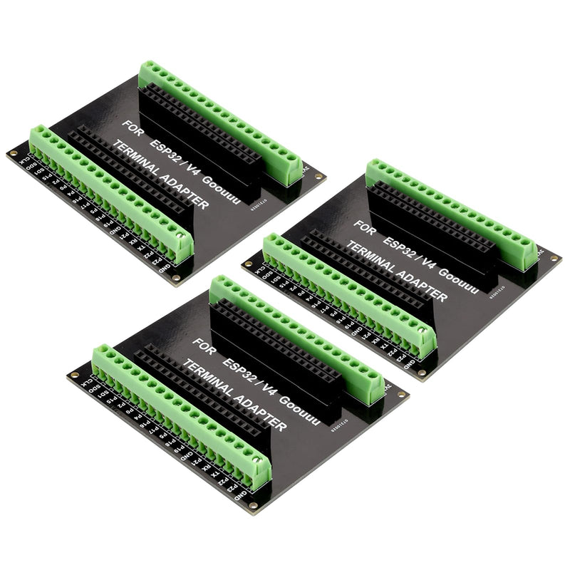 Heemol Pack of 3 for ESP32 GPIO Breakout Board for 38PIN 25.5mm for ESP32 Development Board Expansion Board for ESP32 Breadboard Breakout board x 3