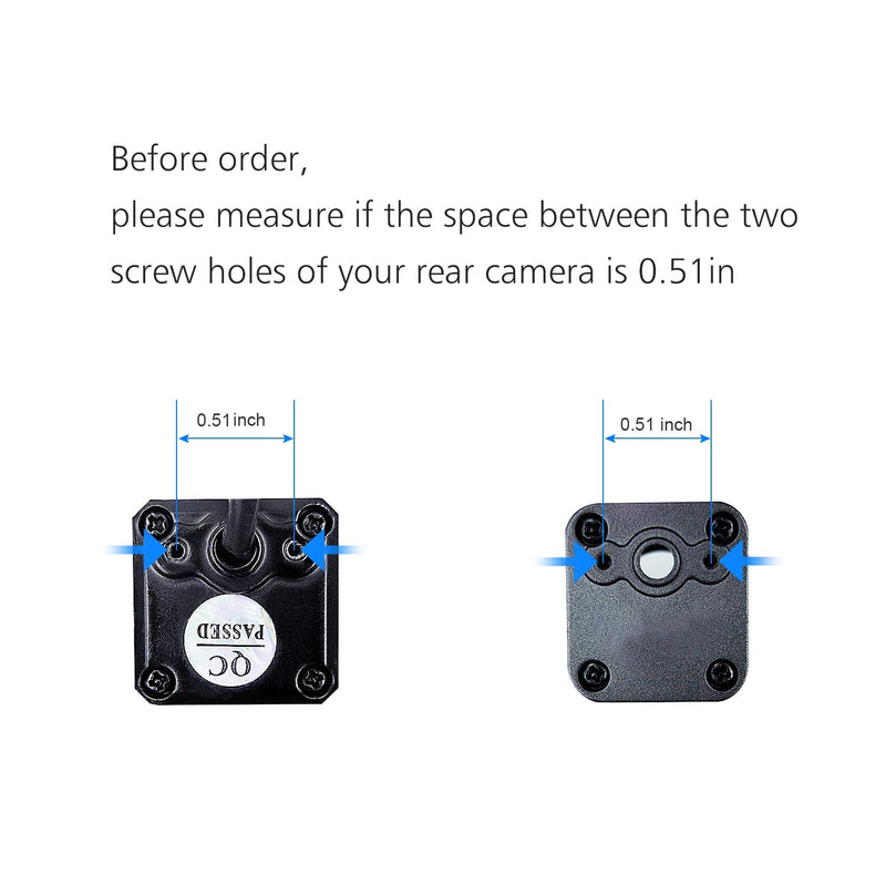 Universal Car Rear View Camera License Plate Bracket,Dash Cam Mirror Camera Kit Accessories Rearview Camera Mount, Only Installation Holder for Backup Camera Reverse Camera