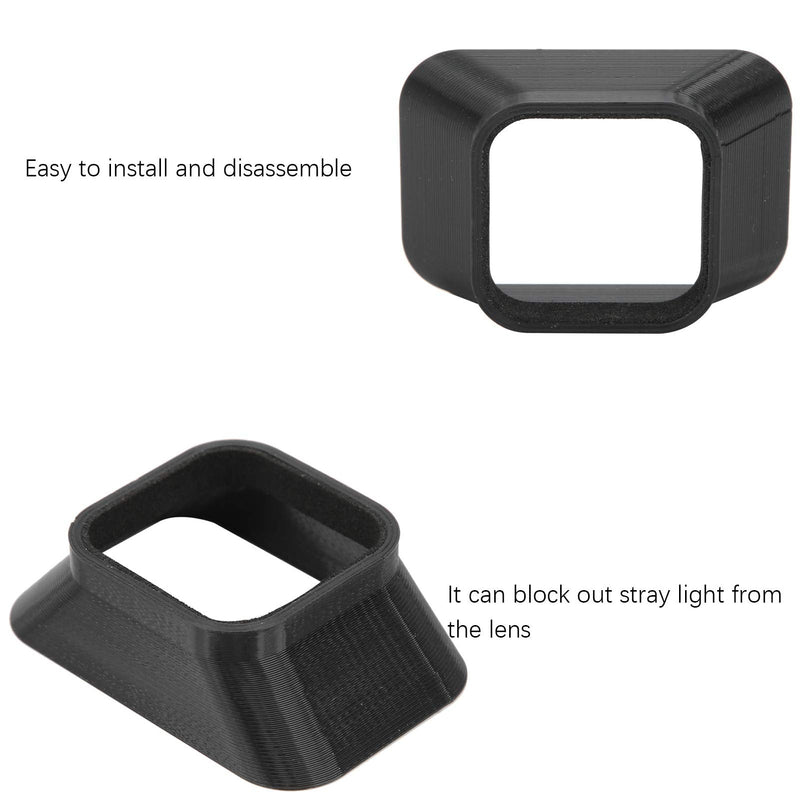 [AUSTRALIA] - DAUERHAFT Sunshade Hood Sturdy 2pcs Portable Sun for Lightweight for Hero 9 Black 