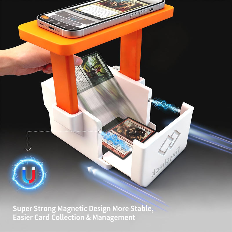 [AUSTRALIA] - Card Scanner - MTG Trading Card Standwith LED Light & Magnetic Base, Compatible with ManaBox App for Quick Scan & Price Check (Unsleeved Cards) 