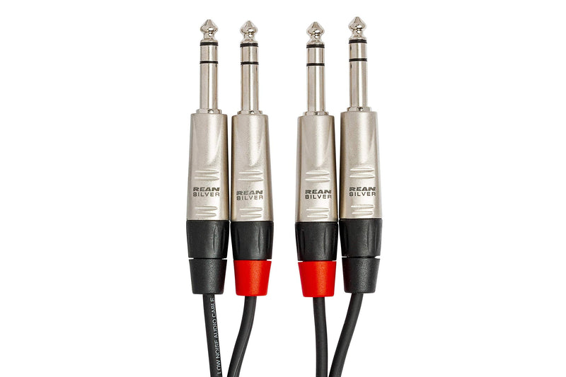 Hosa HSS-020X2 Pro Stereo Interconnect Cable - 20 Foot