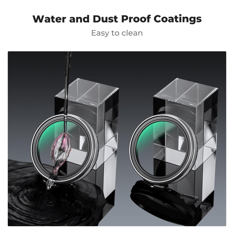 K&F CONCEPT MCUV Protection Camera Lens Filter (Silver Frame) Compatible with Fujifilm X100 Series Accessories-X100/X100F/X100S/X100T/X100V/X100VI, 28 Multi-Coatings Waterproof HD UV Filter Silver