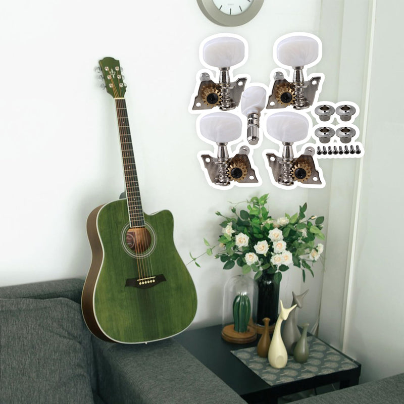 [AUSTRALIA] - 2R2L Semiclosed Banjo Strings Tuning Pegs Tuners Machine Heads Turning Keys 